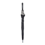 Elegante pongee paraplu 190T met gekleurde details Ø122 kleur lichtgrijs