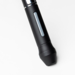 Elegante pongee paraplu 190T met gekleurde details Ø122 kleur lichtgrijs