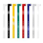 Dunne vinyl identificatiearmband voor festivals en feestjes