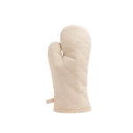 Katoenen handschoen, ideaal om te koken en brandwonden te voorkomen kleur beige