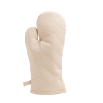 Katoenen handschoen, ideaal om te koken en brandwonden te voorkomen kleur beige