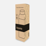 Glazen fles met bamboedop en kurkomhulsel, 640 ml