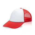 Trucker cap voor full colour bedrukking MidTown kleur rood
