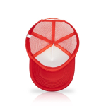 Trucker cap voor full colour bedrukking MidTown kleur rood