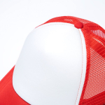 Trucker cap voor full colour bedrukking MidTown kleur rood