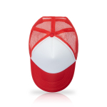 Pet voor volwassenen met ademend mesh 370 g/m2 kleur rood