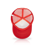 Pet voor volwassenen met ademend mesh 370 g/m2 kleur rood