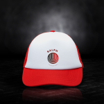 Pet voor volwassenen met ademend mesh 370 g/m2 kleur rood