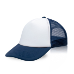 Trucker cap voor full colour bedrukking MidTown kleur marineblauw