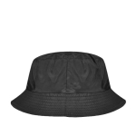 Omkeerbare nylon vissershoed met fleecevoering kleur zwart
