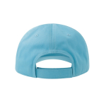 Pet voor kinderen van biokatoen in baseballstijl, 260 g/m² kleur lichtblauw