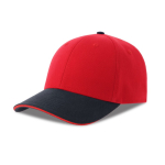 Pet van gerecycled en biologisch katoen met gedetailleerde klep