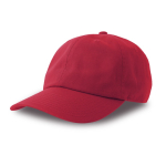 Gekamd katoen baseball cap bedrukken Uptown kleur rood