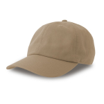 Gekamd katoen baseball cap bedrukken Uptown kleur beige