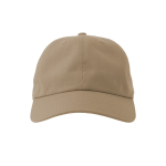 Ongestructureerde pet met gesp-sluiting en katoenmix 280 g/m² kleur beige