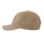 Ongestructureerde pet met gesp-sluiting en katoenmix 280 g/m² kleur beige