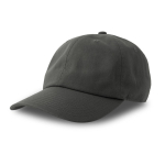 Gekamd katoen baseball cap bedrukken Uptown kleur donkergrijs