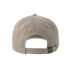 Gekamd katoen baseball cap bedrukken Uptown kleur lichtgrijs
