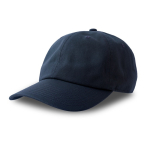 Gekamd katoen baseball cap bedrukken Uptown kleur marineblauw