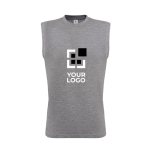 Mouwloos shirt van 100% katoen voor heren 145 g/m² B&C