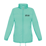 Verstelbare windjack van nylon voor dames, waterafstotend B&C