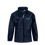 Verstelbare windjack van nylon voor kids, waterafstotend B&C