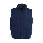 Verkennersvest van thermisch en waterdicht polyester 285 g/m² B&C kleur marineblauw