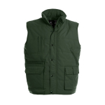 Verkennersvest van thermisch en waterdicht polyester 285 g/m² B&C kleur olijfgroen
