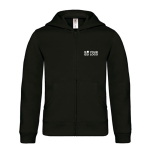 Kinderhoodie van katoen en polyester met capuchon 280 g/m² B&C