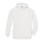 Kinderhoodie van katoen en polyester 280 g/m² B&C kleur wit
