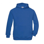 Kinderhoodie van katoen en polyester 280 g/m² B&C kleur koningsblauw