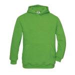 Kinderhoodie van katoen en polyester 280 g/m² B&C kleur lichtgroen