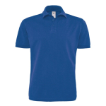 Poloshirt van katoen voor heren met korte mouwen 230 g/m² B&C kleur koningsblauw