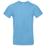 Katoenen T-shirt voor heren met korte mouwen 185 g/m² B&C kleur lichtblauw