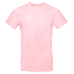 Katoenen T-shirt voor heren met korte mouwen 185 g/m² B&C kleur rose paztel