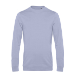 Nauwsluitende trui met ronde hals van katoen 280 g/m² B&C kleur lavendel