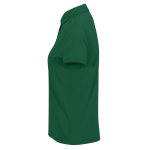 Klassieke katoenen polo voor dames met korte mouwen 180 g/m² B&C kleur groene fles