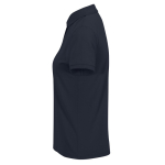 Klassieke katoenen polo voor dames met korte mouwen 180 g/m² B&C kleur donkerblauw