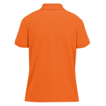 Klassieke katoenen polo voor dames met korte mouwen 180 g/m² B&C kleur donker oranje