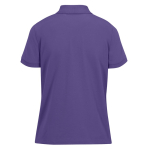 Klassieke katoenen polo voor dames met korte mouwen 180 g/m² B&C kleur paars