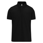 Unisex katoenen polo met korte mouwen 210 g/m² B&C kleur zwart