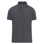 Unisex katoenen polo met korte mouwen 210 g/m² B&C kleur donkergrijs