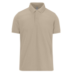 Unisex katoenen polo met korte mouwen 210 g/m² B&C kleur zand
