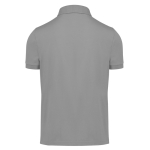 Unisex katoenen polo met korte mouwen 210 g/m² B&C kleur gemarmerd grijs