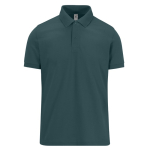 Unisex katoenen polo met korte mouwen 210 g/m² B&C kleur donkergroen