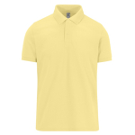 Unisex katoenen polo met korte mouwen 210 g/m² B&C kleur lichtgeel