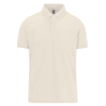 Unisex katoenen polo met korte mouwen 210 g/m² B&C kleur gebroken wit