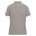 Basis katoenen polo voor dames met korte mouwen 210 g/m² B&C kleur grijs