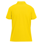 Basis katoenen polo voor dames met korte mouwen 210 g/m² B&C kleur geel