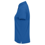 Basis katoenen polo voor dames met korte mouwen 210 g/m² B&C kleur koningsblauw